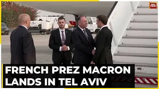 Israel-Hamas War News: French President Emmanuel Macron Arrives In Tel Aviv