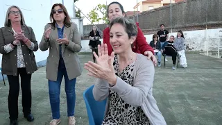 El grupo de teatro Rigodón prepara la puesta en escena de la obra teatral ‘Bodas de Sangre’