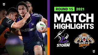 Storm v Wests Tigers Match Highlights | Round 15, 2021 | Telstra Premiership | NRL