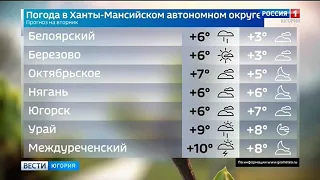 Прогноз погоды: Россия-1 Югория: (3.06.2020)