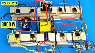 how to make simple inverter 3000w , sine wave , mosfet , jlcpcb