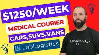 Medical Courier Business - Earn $1250 A Week Delivering Medical Supplies!#medicalcourier #courier