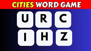 Cities Word Game | 6 Letter Word Game