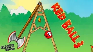 Красный Шарик Прохождение! Приключения красного ШАРИКА мульт ИГРА Red Ball 3