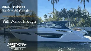 2024 Cruisers Yachts 50 Cantius | MarineMax Miami | Gregg Kopp