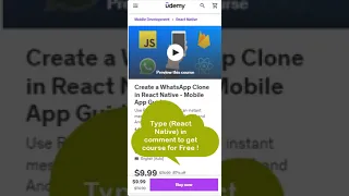 Create a WhatsApp Clone in React Native   Mobile App Guide For Free #udemy #freecourse #course