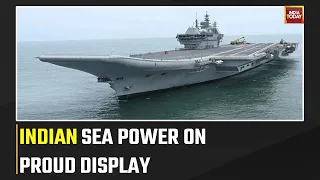 India's First Indigenous Aircraft Carrier INS Vikrant Demonstrates Its Power To Rest Of The World