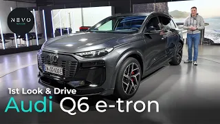 Audi Q6 e-tron 1st Look & Drive