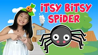 ITSY BITSY SPIDER with Lyrics | NURSERY RHYMES | ACTION SONG FOR KIDS