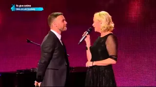 Gary Barlow & Agnetha Fältskog Performing 'I Should´ve Followed You Home' On Children In Need Ro