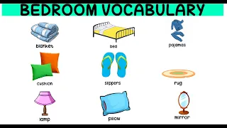 Bedroom Vocabulary | Learn English with pictures