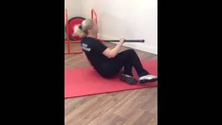 Ann Ritchie & Body Bar Ab Exercise