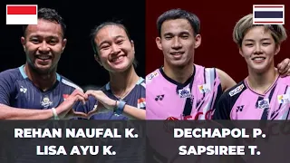 BINTANG THAILAND! Rehan/Lisa (INA) vs Dechapol/Sapsiree (THA) | Badminton Highlight