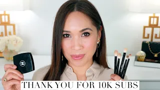 ✨THANK YOU FOR 10K 🥳 SUBS GIVEAWAY & WHAT I LEARNED FROM MY MAKEUP LESSON ✨