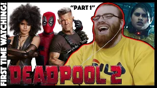 *I JUST CAN"T GET ENOUGH!* "DEADPOOL 2" (2018) FIRST TIME WATCH! | Marvel movie REACTION Part 1