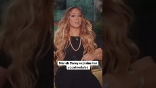 Mariah Carey explains why her voice changes sometimes #shorts