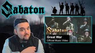 "Great War" by Sabaton -- Drummer reacts!