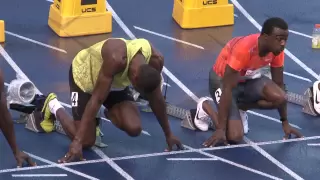 Usain Bolt - Running 100m in Toronto, Ontario, Canada at Varsity Stadium for Jamaica