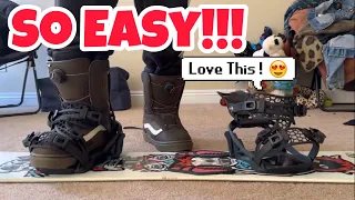 Nidecker Supermatic 2023/2024 Step In Snowboard Bindings | Is it that Easy?