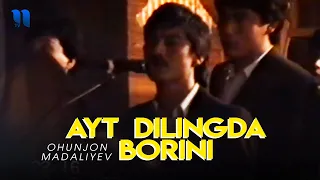 Ohunjon Madaliyev - Ayt dilingda borini (To'yda 1990yil)