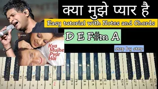 Kya Mujhe Pyaar Hai | Easy Piano Tutorial With Written Notations and Chords|KK, Wo Lamhe, Pritam#kk