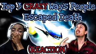 Top 3 CRAZY ways people escaped DEATH Part 2  Mrballen REACTION