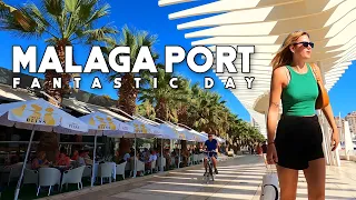 Malaga City Port Spain Fantastic Day October 2023 Update Costa del Sol | Andalucía [4K]