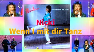 Nicki Wenn I mit dir Tanz , Deutsches Fernsehn 1986, ZDF Hitparade, schlager