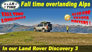 Fall time overlanding in the Alps - Land Rover Discovery 3