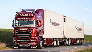 G. BLOM SCANIA R620 V8 LZV LOUD OPEN PIPE SOUNDS [ONBOARD]