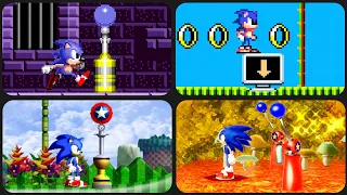 Evolution of Sonic's Checkpoint (1991-2022)