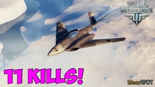 World of Warplanes | Messerschmitt Me 262 HG III | 11 KILLS - Replay Gameplay 1080p 60 fps