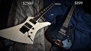 Affordable vs Expensive Guitar.  ($899-$2500)  Schecter C-1 vs Jackson KE2 USA