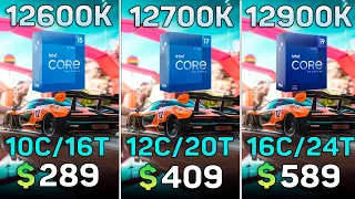 i5 12600K vs i7 12700K vs i9 12900K