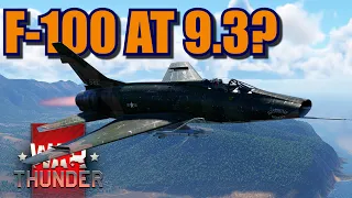 War Thunder F-100D Supersabre with the NEW BR 9.3! Does it change anything?