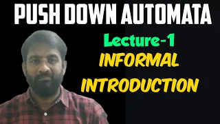 Push Down Automata-Informal Introduction || Lecture-1 ||  PDA || FLAT || TOC