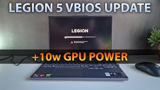 Legion 5 VBIOS Update | Go From 130w to 140w!!