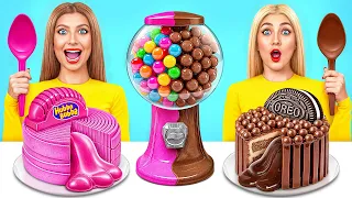 Chewing-Gum vs Nourriture au Chocolat Défi par Bubba DO Challenge