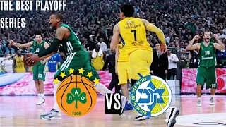 One Of The Best Playoff Series | Panathinaikos - Maccabi  03.2012 | Series Recap