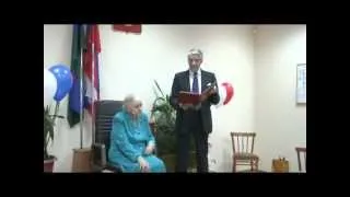 Поздравление с 90-летием судьи А.Г. Макашевой.