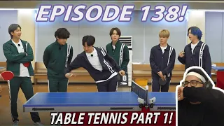 Table Tennis!? - RUN BTS Episode 138 "Table Tennis Part 1" | Reaction