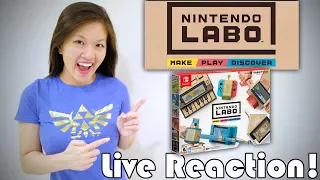 [Nintendo Labo] NEW INTERACTIVE EXPERIENCE for Nintendo Switch [LIVE REACTION!]