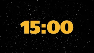 15 MINUTES FLYING IN SPACE With MUSIC | Countdown Timer | Holst's THE PLANETS🎵