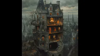 Spooky Dark Fantasy Mansions | AI Science Fiction and Fantasy Digital Art | Horror Houses