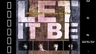 Beatles . Let it Be . Backing Track in G (CHORDS easy & Lyrics) . Fashion MIX / Artexpreso 2021
