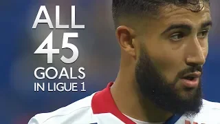Nabil Fekir – All 45 goals in Ligue 1 (2014-2018)