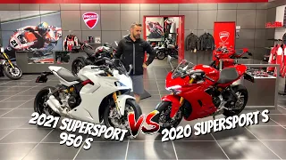 2021 Ducati SuperSport 950 S vs 2020 Ducati SuperSport S