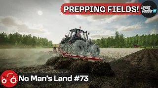 Plowing, Liming & Applying Nitrogen To Fields - No Man's Land #73 FS22 Timelapse