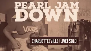 PEARL JAM "Down" | Mike McCready Solo Lesson - Charlottesville 2013