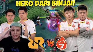 BANGSIN PAKAI HERO DARI BINJAI ! FULL TEAM RRQ HOSHI MALAH KETEMU AURA FIRE !!